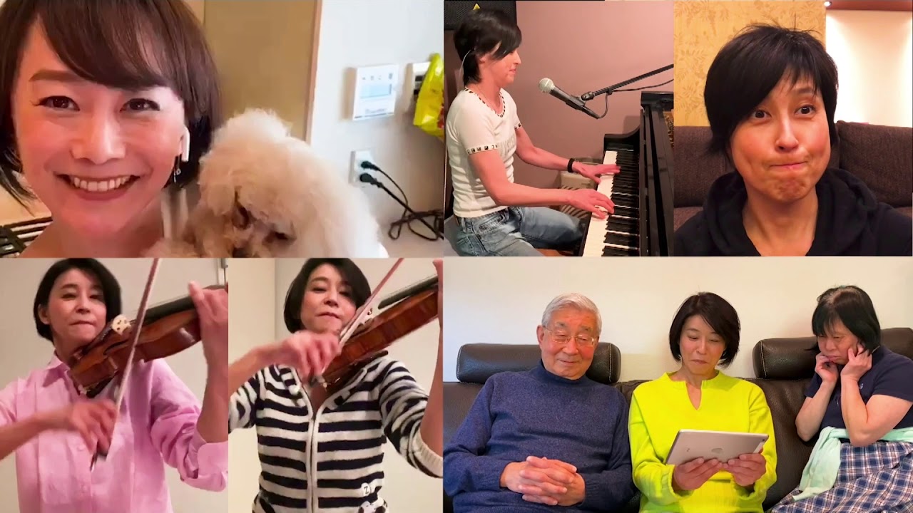 高嶋ちさ子 岸谷 香 テレワーク演奏「Diamonds＜ダイアモンド＞」