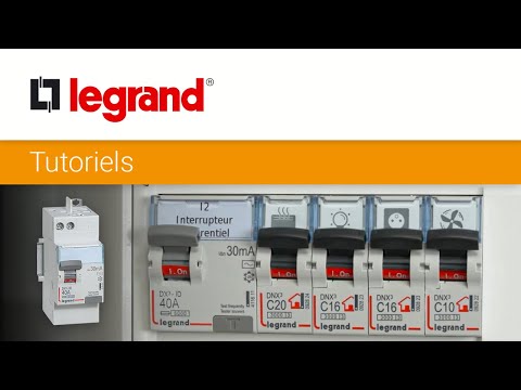 Installer un interrupteur différentiel Legrand dans son tableau électrique