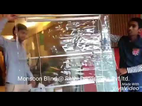 Monsoon & sunrays-protect blind is introduced by us for exte...