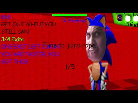 (🛑WRONG ANSWERS ONLY🛑) 🤣SONIC'S MEMEHOUSE!🤣 V.14.3 PORT - BALDI'S BASICS V.1.4.3 MOD