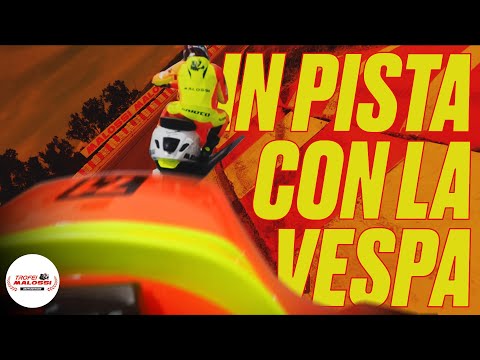 Dentro la pista di Magione con la Vespa Malossi