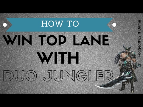 How To Win Lane as Tryndamere when you duo with a jungler. Ft Damir