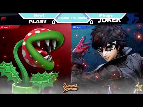 Savannah Slamma 78 ROUND 1 - Newt (Piranha Plant) vs. Mirage (Joker)