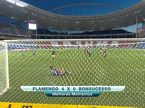 Flamengo 4 x 0 Bonsucesso pela 1ª rodada da Taça Guanabara