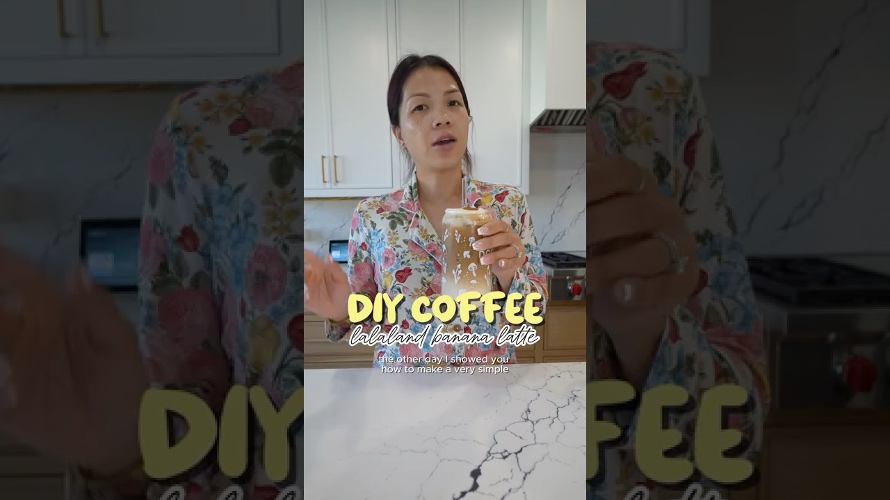 have you had lalaland banana latte? well you can make it at home!