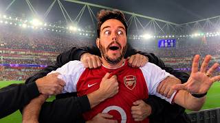 🔴⚪ Je me suis incrusté dans le parcage extérieur de l'Emirates !