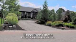 preview picture of video 'ExecutiveHome in Carriage Lane , Bayfield On.'