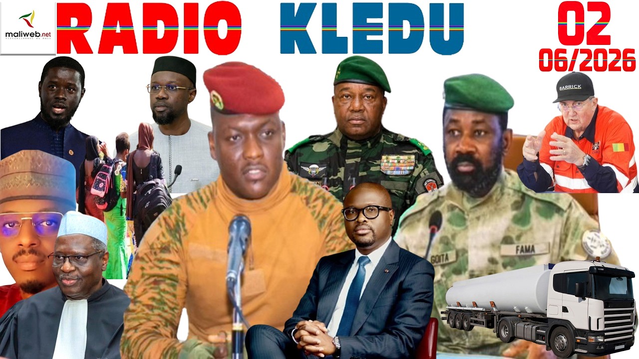 La Revue de Presse de la RADIO KLEDU du 02 Juin 2026