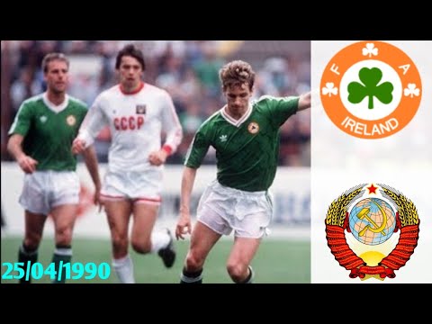 Republic of Ireland vs USSR 25/04/1990 ● Int. Friendly