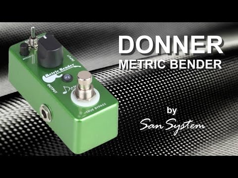 Donner Metric Bender - Chorus Flanger Phaser Multi Effect Phase Flange Effects image 4