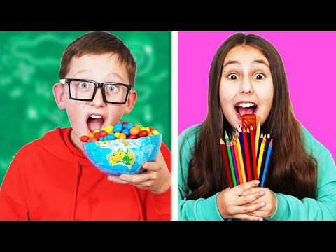 ¡Varios Formas Extrañas De Escabullir Comida A Clase!