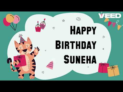 Happy Birthday Suneha | Personalized Birthday Song with Your Name