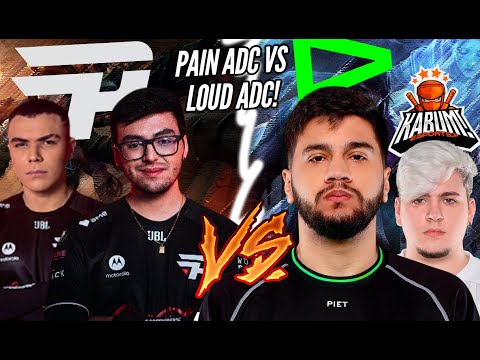 LOUD DUDS E KBM HAUZ VS PAIN TRIGO E PAIN DAMAGE, DUELO DE CBLOL 2022, PAIN VS LOUD!