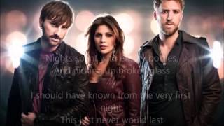 Lady Antebellum-Better Off Now That You&#39;re Gone Lyrics