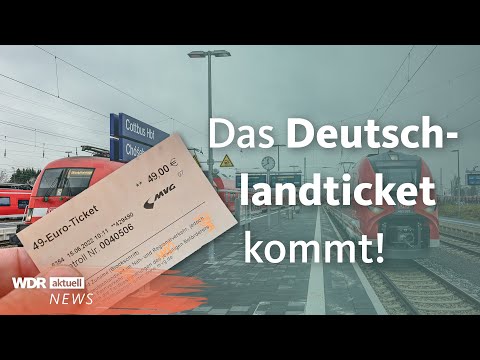 49 Euro Ticket: Finanzierung geklärt, aber Details bleiben offen | WDR aktuell