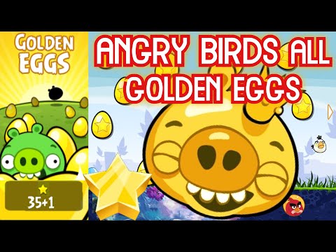 Angry Birds All 36 Golden Eggs Location And Walkthrough. Bonus Golden King Pig (2x Speed)