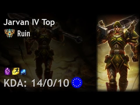 Jarvan IV Top vs Vladimir - Ruin - EUW Challenger Patch 7.15