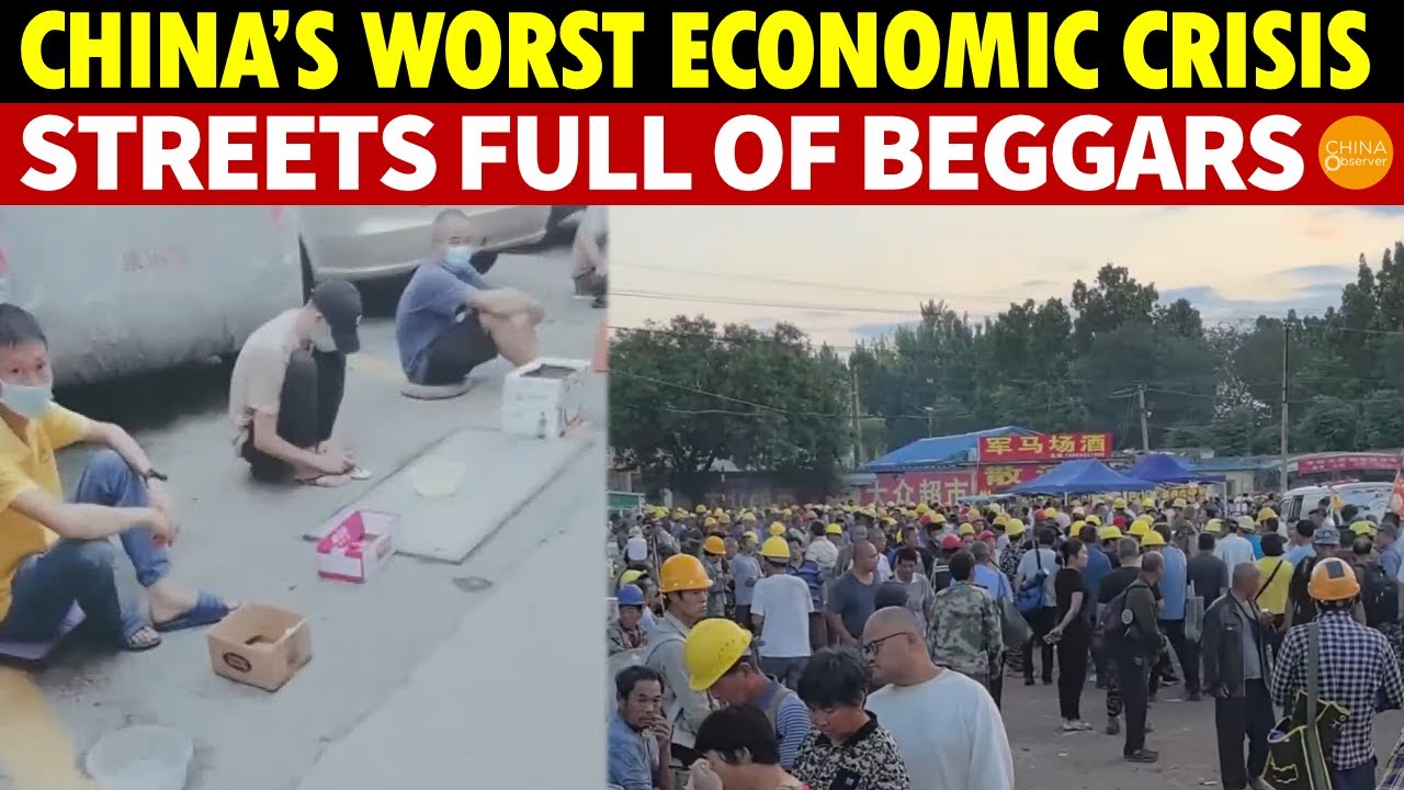 China’s Worst Economic Depression Ever! Streets Full of Beggars, Economic Bomb Explodes in September