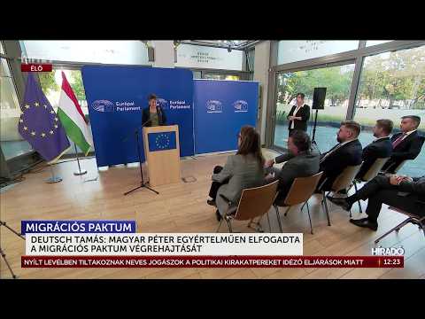 Nincs kibúvó Magyar Péternek, végre kell hajtani a migrációs paktumot - HírTV