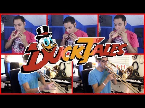 Ducktales - The Moon Theme - Ocarina/Trombone Cover  || David Erick Ramos ft. Christopher Bill