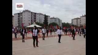 Cumhuriyet Bayramı Kutlamaları Bafra Anadolu Lisesi Koreografi gösterisi