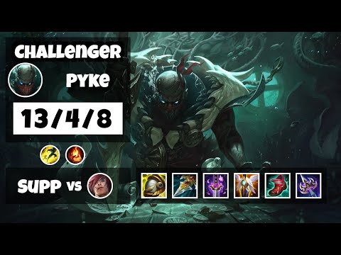 Pyke vs Sett OCE Challenger SUPPORT (13/4/8) - v11.17