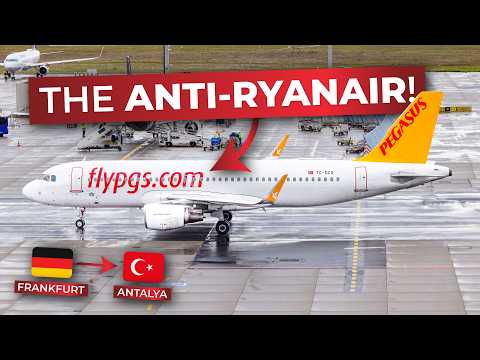 Surprising flight on PEGASUS Airbus A320neo from Frankfurt to Antalya! | BRUTALLY HONEST REVIEW