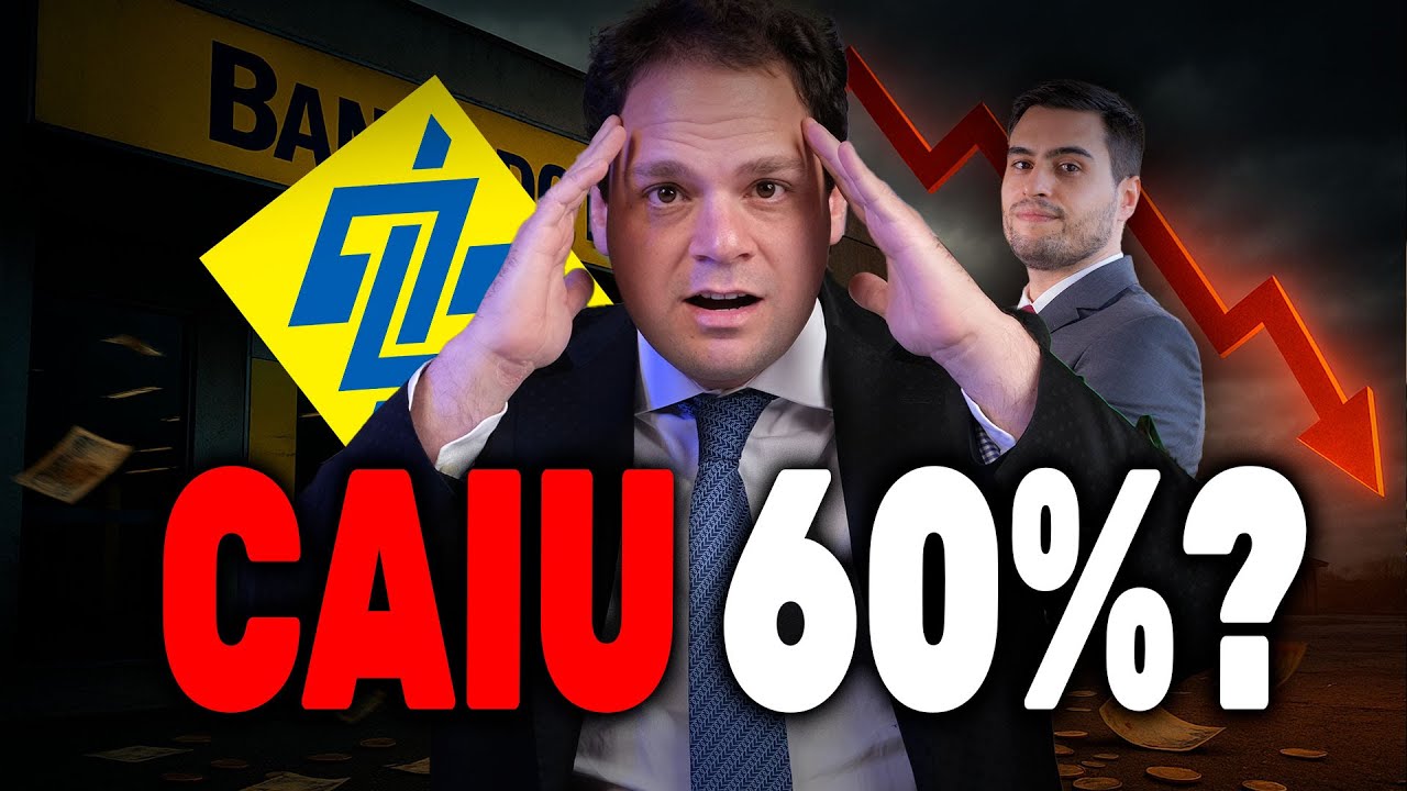 BANCO DO BRASIL CAI 60% | É O FIM DA AÇÃO BBAS3?