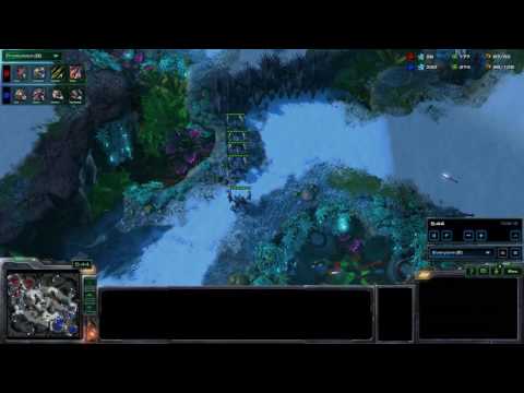 StarCraft 2 - ZvZ 2 Base Roach into 3 Base Roach Ravager