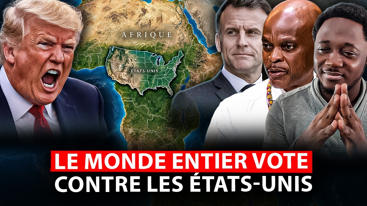 Le monde entier vote contre les États-Unis, les USA perdent face à l'Afrique