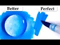 How to Draw - Easy Water Drop Art & Heart Illusion