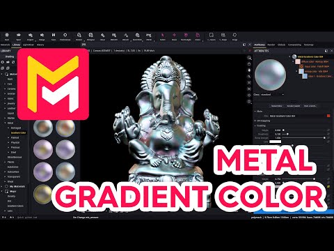 Maverick Render Product Viz Materials Metal Gradient Color