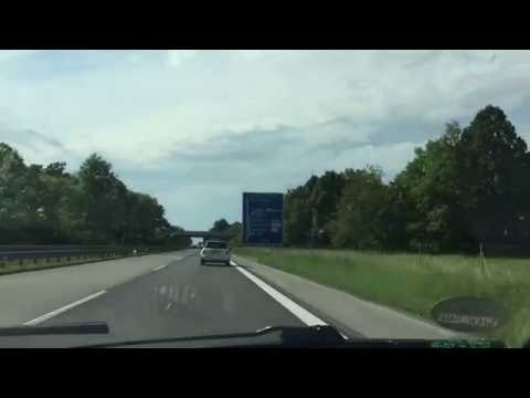 Einfahrt auf die A8 von München Richtung Augsburg/Stuttgart