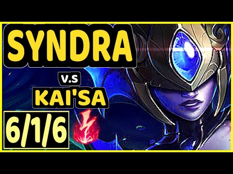 INNAXE (SYNDRA) vs KAI'SA - 6/1/6 KDA BOTTOM ADC CHALLENGER GAMEPLAY - EUW