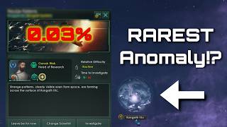 The REAL Rarity of Stellaris Anomalies