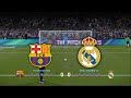 BARCELONA VS REAL MADRID - PENALTY SHOOTOUT  MATCH 2023! PES 23/PC GAMEPLAY