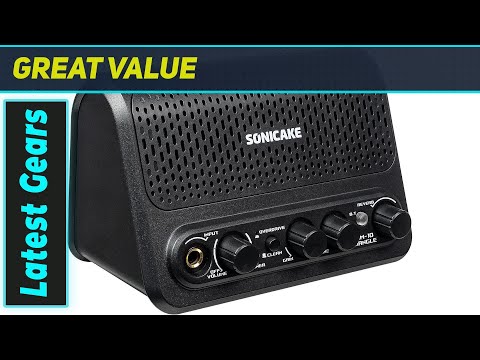 Sonicake 10W Mini Guitar Amplifier, Portable Guitar Combo Amp, Lightweight All-in-one BT Speaker with Aux in Jack for Bedroom Practice, Multi Effects - Clean/Overdrive/Reverb - Triangle QAM-10(Shipping from local US,UK,EU warehouse) image 10