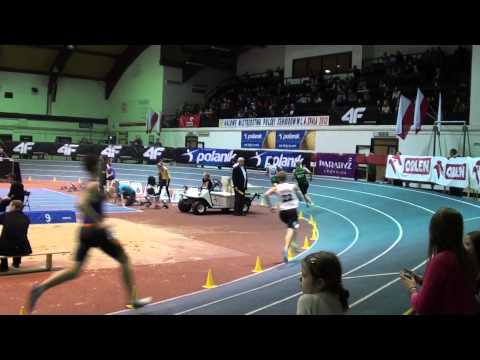 800m M seria 1/2 - Halowe Mistrzostwa Polski Seniorów 16 - 17.02.2013 Spała