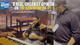 Video thumbnail for Asking A Real Organist his HONEST THOUGHTS On the New Hammond XK 7! feat. Cory Ling! #Namm2026 by John Mike