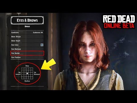 Part of a video titled Red Dead Online - How to Make Good Looking Female & Male Characters