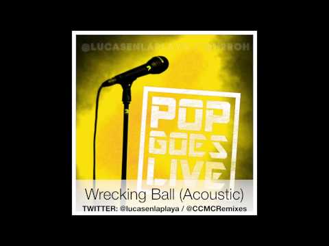 Miley Cyrus - Wrecking Ball (Acoustic) - POP GOES LIVE