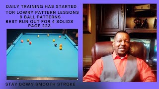8 BALL BEST RUN OUT 4  BALLS SOLIDS PATTERNS p 223