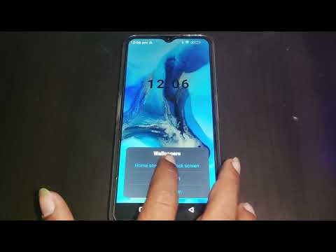 screen wallpaper update kaise kare Nokia g60, Nokia G60 wallpaper setting