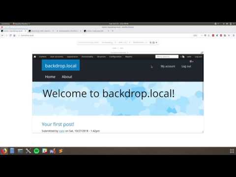 The Drupal Fork: Backdrop CMS (live demo)