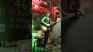 Aaron Gibson at the Row Nashville &quot;hurt&quot; NBC the voice