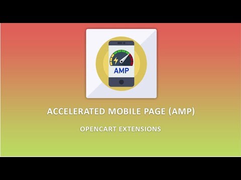 OpenCart Accelerated Mobile Pages
