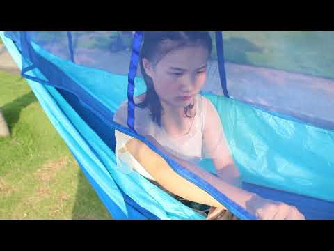 600lbs Load 2 Persons Hammock w/Mosquito Net Outdoor Hiking Camping Hommock