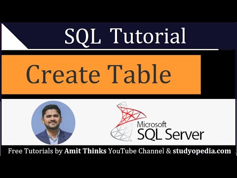 How to Create a Table | SQL Tutorial for Beginners | 2021