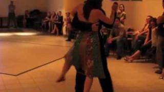 Aleksey Salienko y Ekaterina Nazarova in Le Cafe, Moscow 09.10.09