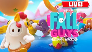 🔴 FALL GUYS CUSTOMS GAMES LIVE WITH VIEWERS! FREE TO PLAY! SEASON 1 UPDATE NEW